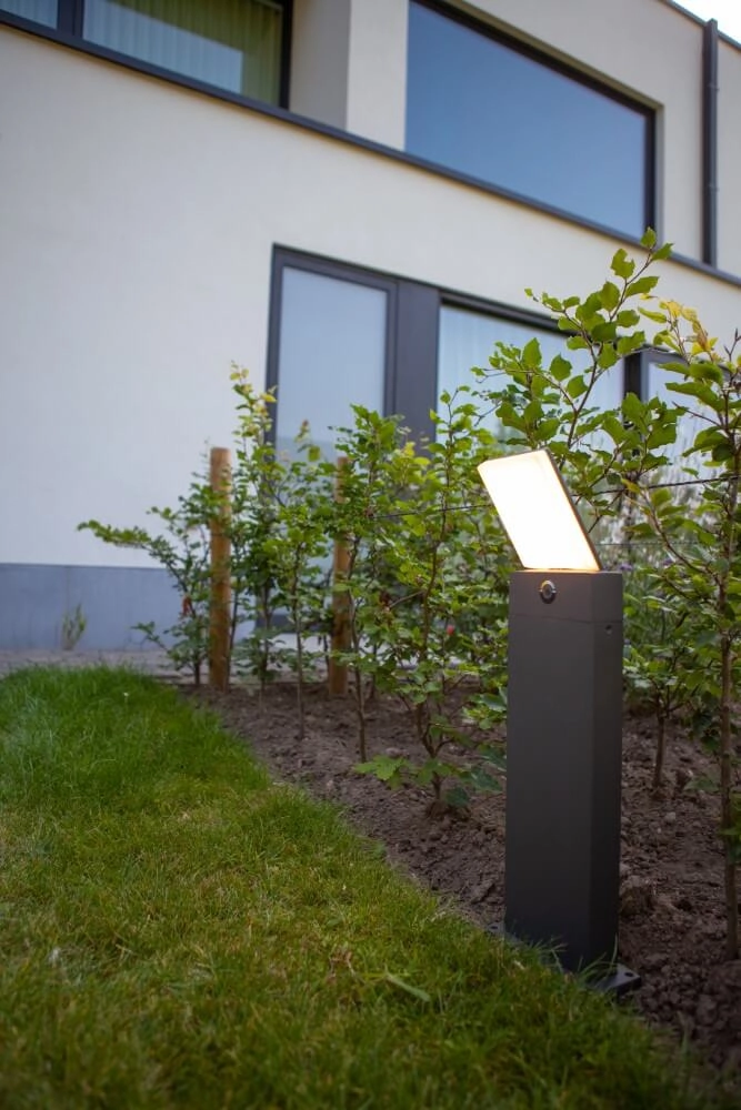 Moderne tuinlamp Pano antraciet Lutec 6939412079929