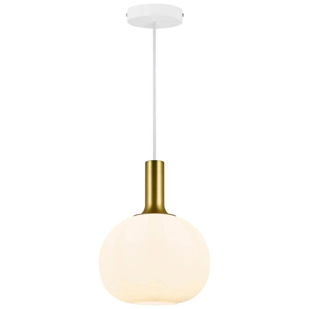 Glazen hanglamp Alton bol Ø 25cm wit Nordlux 5701581413887