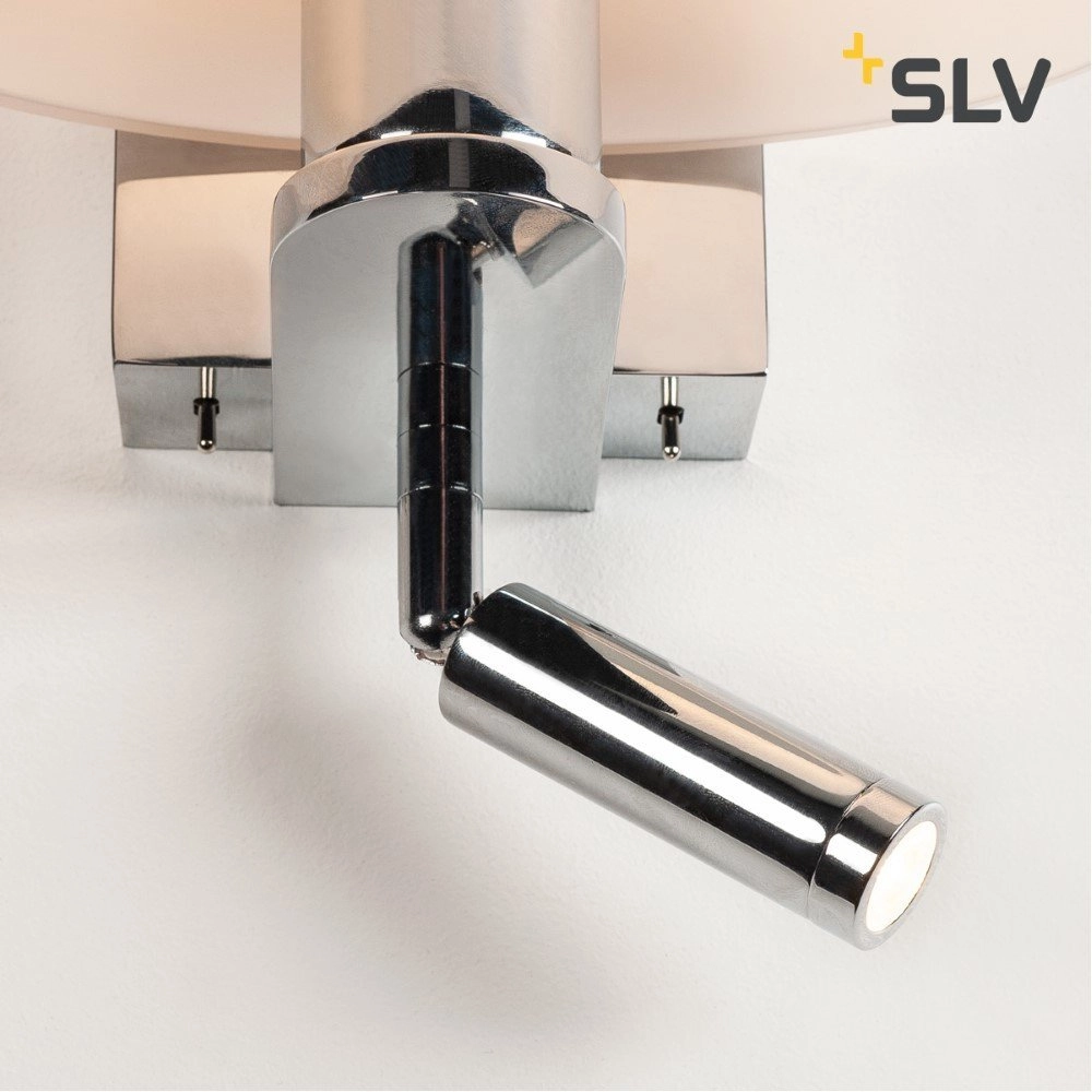 Slaapkamer wandlamp Kenkua Spot met leeslampje SLV 4024163230513