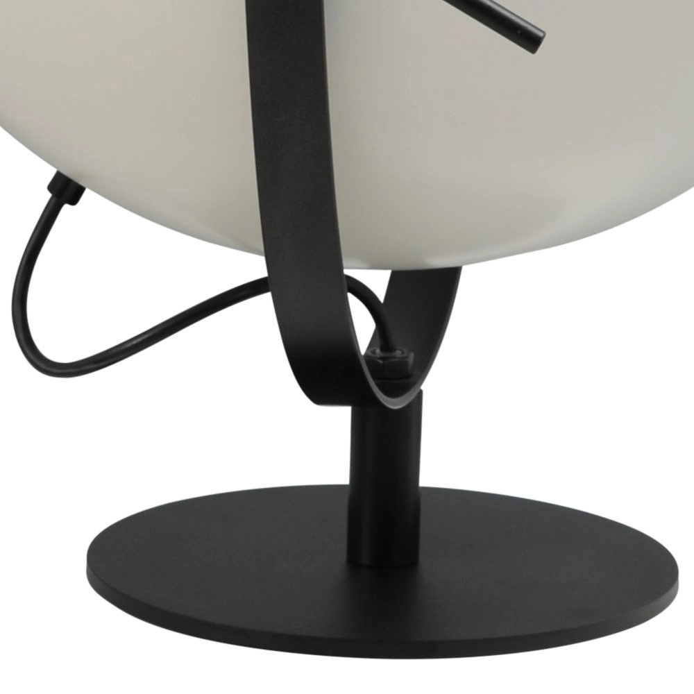 Tafellamp Industria zwart met wit Masterlight 8718121236735