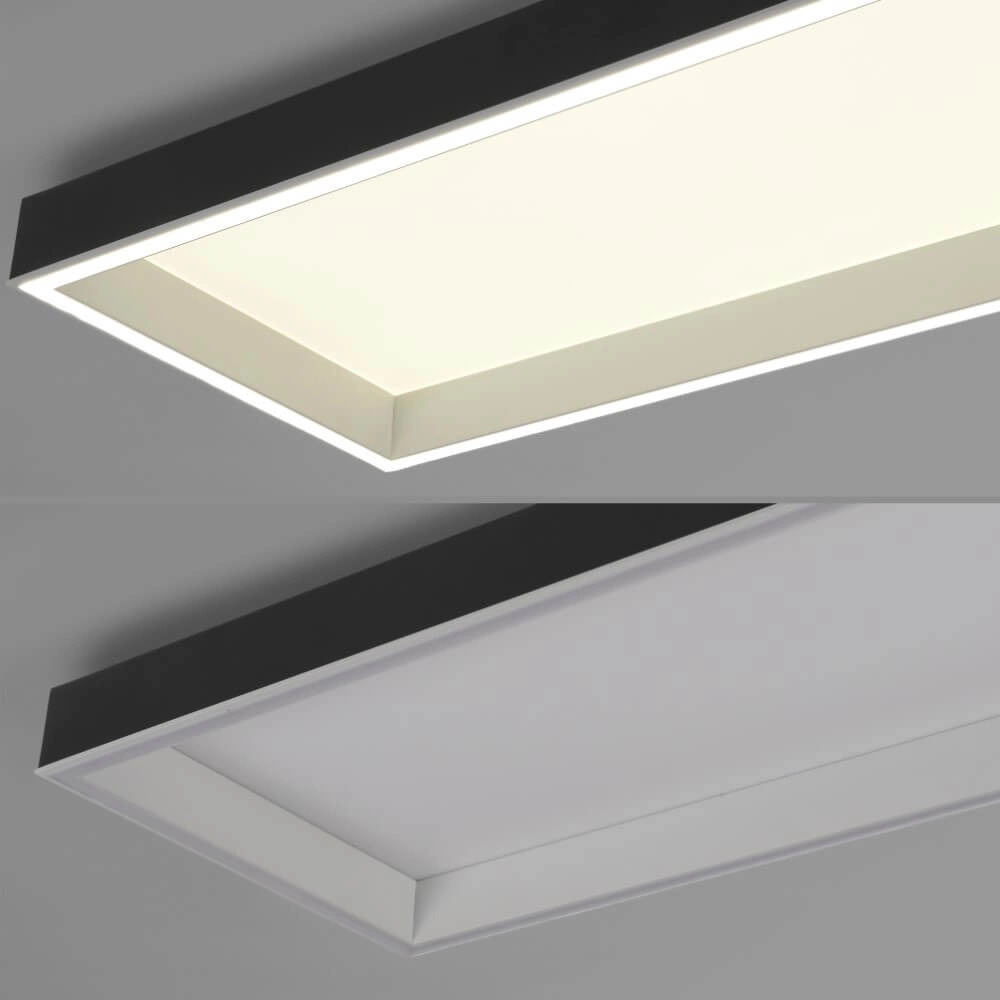 Zwarte plafondlamp Q-Magong rechthoekig Paul Neuhaus 4012248384626