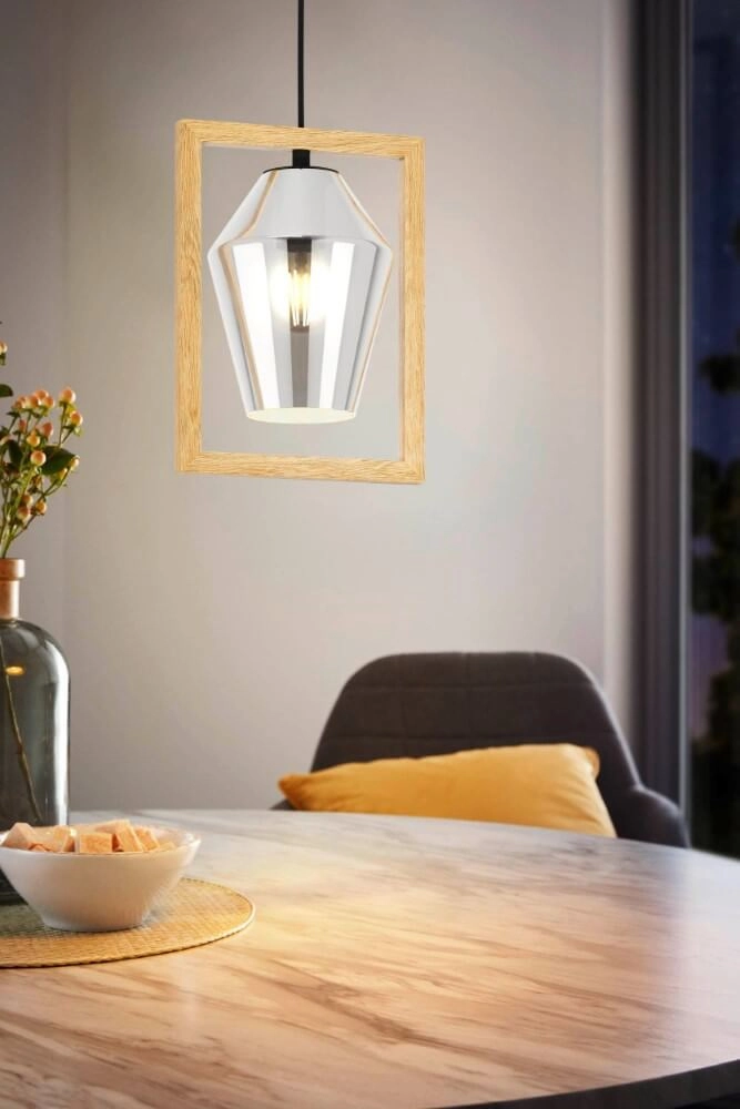 Houten hanglamp Viglioni Eglo 9002759997014