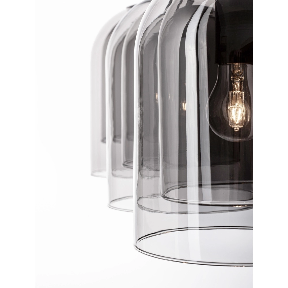 Hanglamp Velor 3-lichts zwart recht Lyora 5212017431196