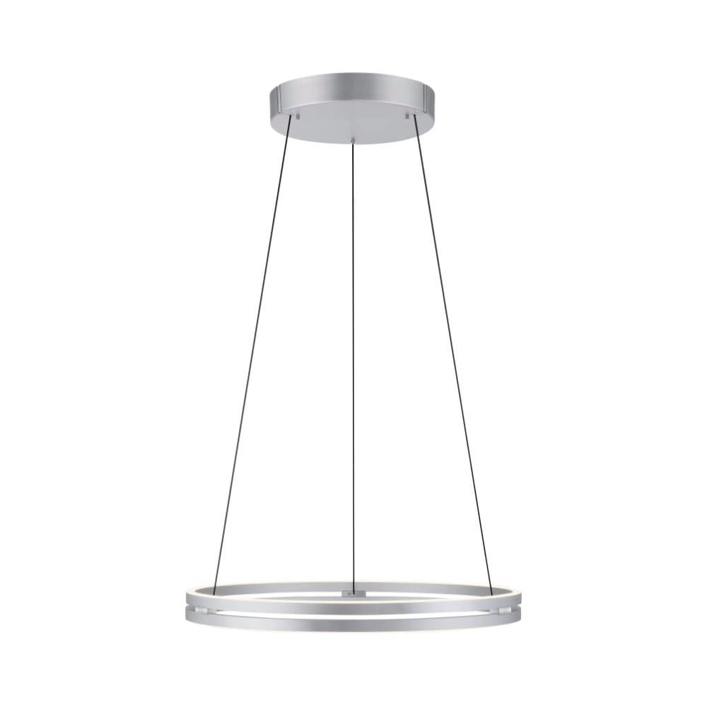 Strakke hanglamp Pure E-Loop aluminium Ø 70cm Paul Neuhaus 4012248372302