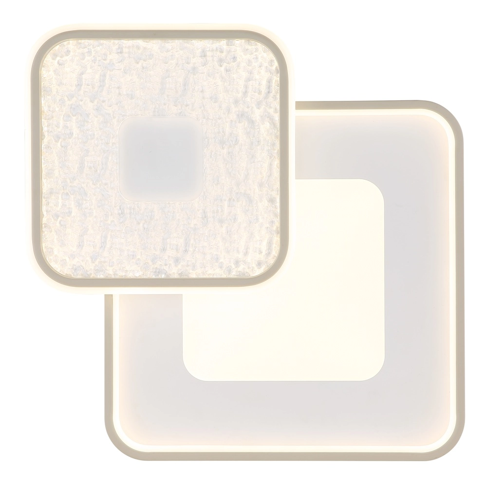 Moderne plafondlamp Mosaiko 50 x 50cm zand bruin Globo 9007371569762