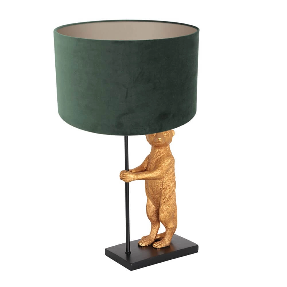 Schemerlamp Animaux met groen velvet Steinhauer 8712746151824