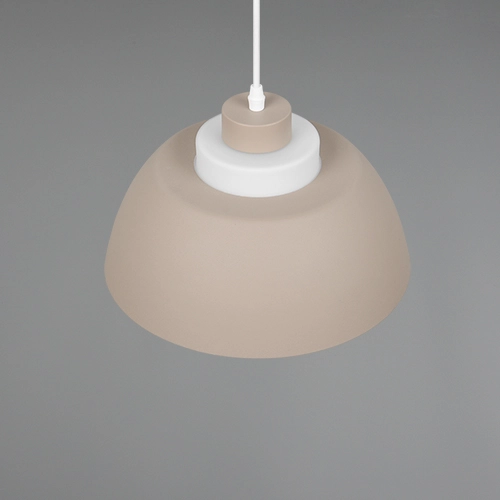 Design hanglamp Tilos zand bruin Ø 30cm Trio 4017807690118