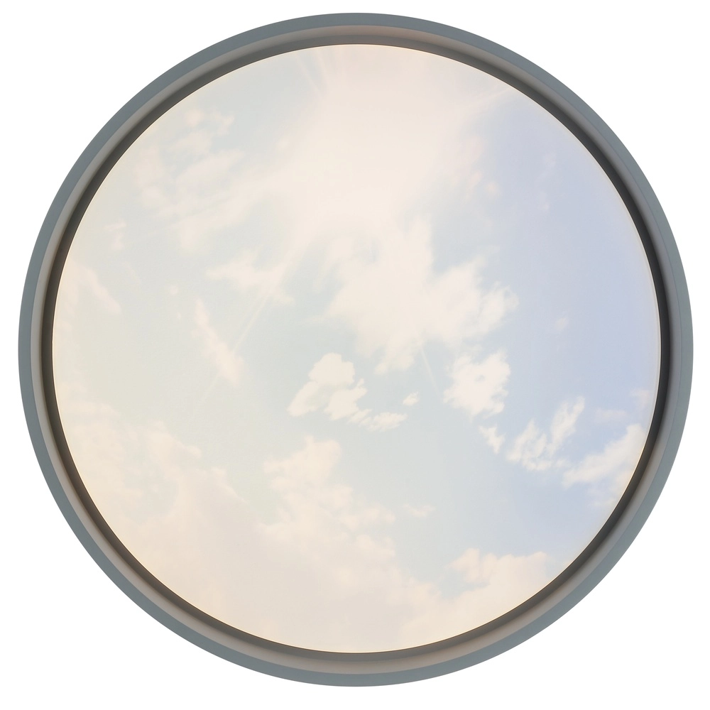 Plafonniere Sky-Dream wit met grijs Ø 48,5cm Brilliant 4004353473999