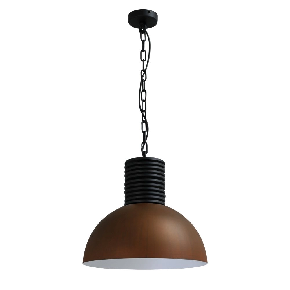 Stoere industrielamp Industria Rust 40