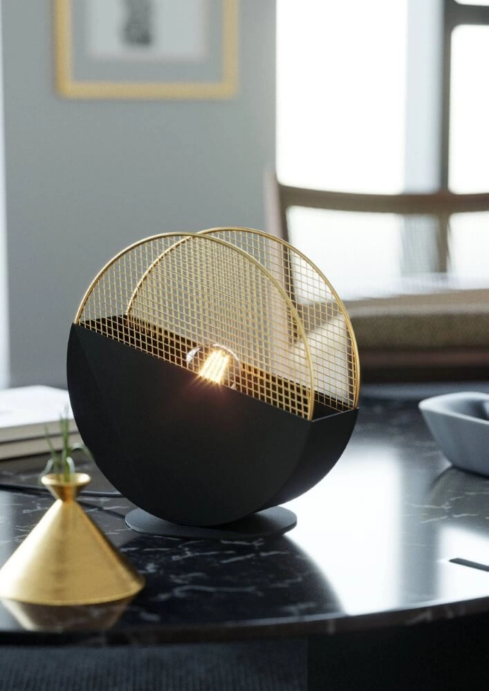 Design tafellamp Mumbles zwart met goud Eglo 9002759438135