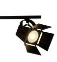 Zwarte opbouwspot Movie Led 4-lichts Brilliant 4004353241710