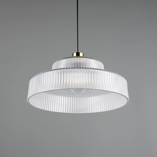 Klassieke hanglamp Abella transparant glas Trio 4017807677706