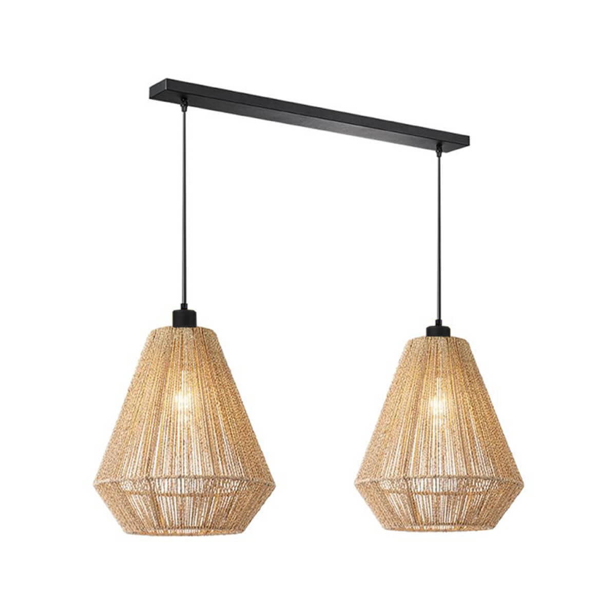 Eettafel hanglamp Ibiza van jute Label51 8720195423126