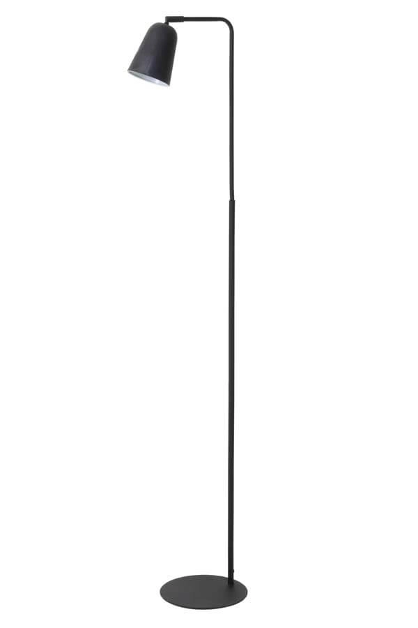 Zwarte leeslamp Salomo 147cm
