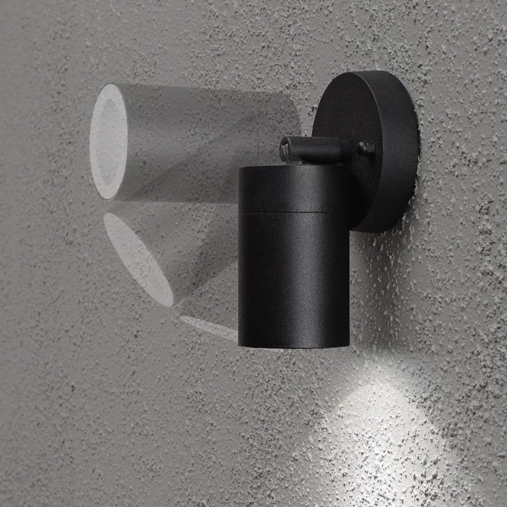 Wandspot Modena zwenkbaar zwart KonstSmide 7318307598759