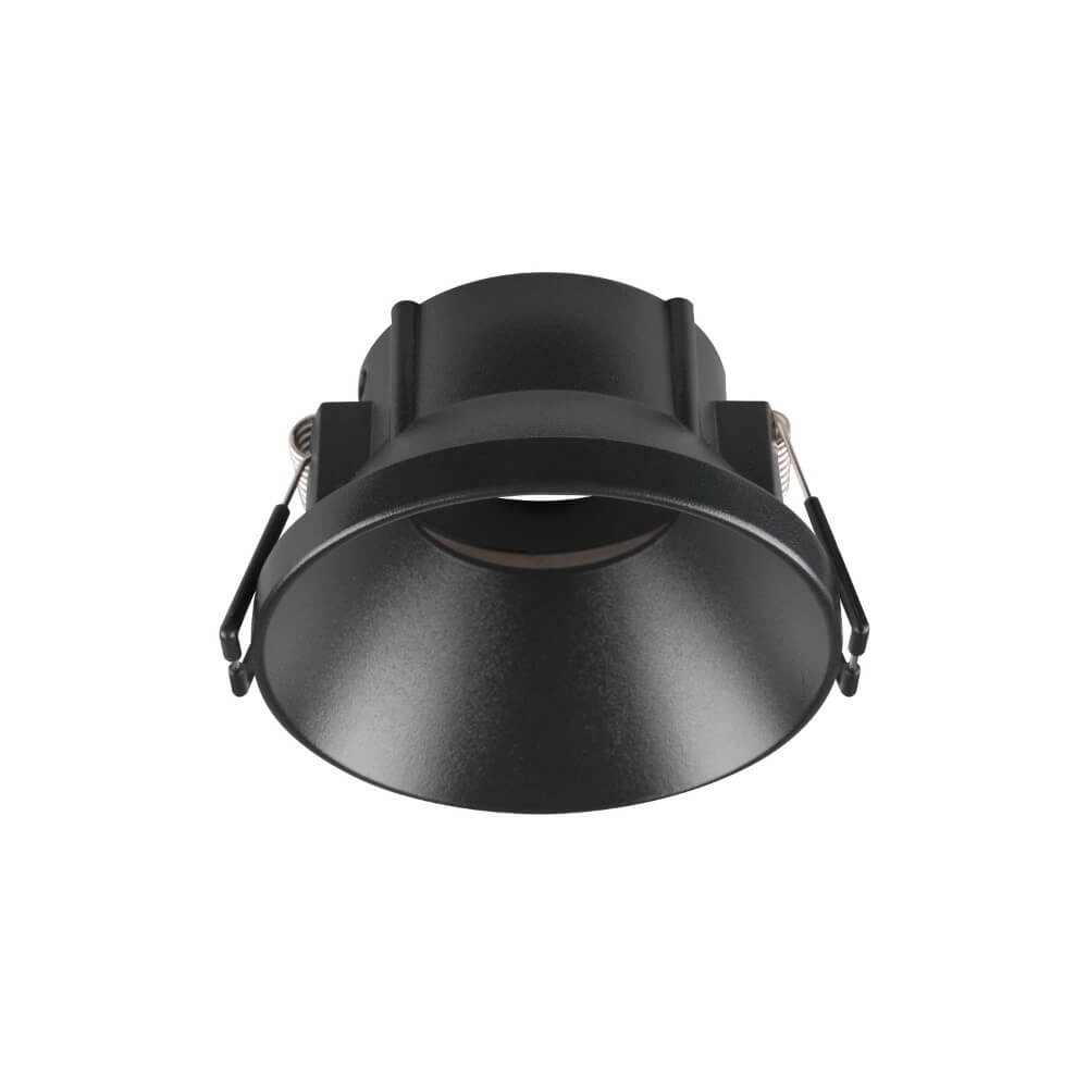 Inbouwring New Tria 75 rond zwart - verdiept met kraag - zonder fitting Inbouwring New Tria 75 rond zwart - verdiept met kraag - zonder fitting