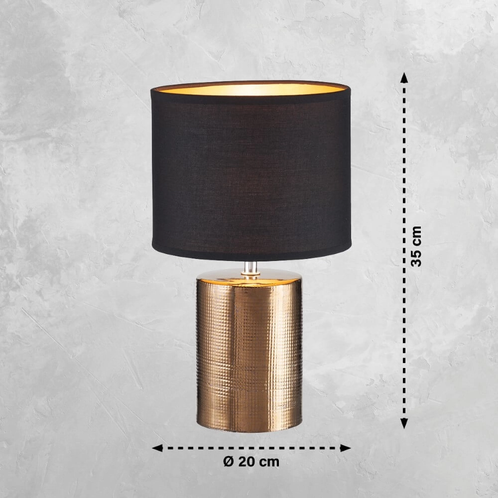 Schemerlamp Bronz Ø 20cm Fischer & Honsel 4003694506571