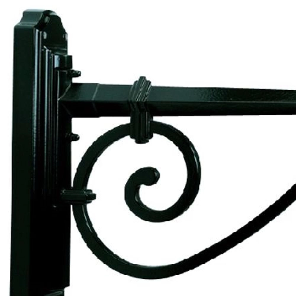Steun nostalgische stijl Venlo zwart KS Verlichting 8714732571944