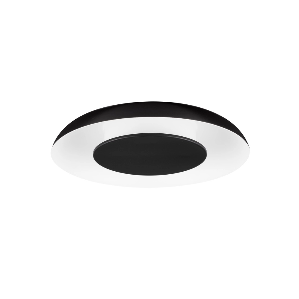 Design plafondlamp Epos Ø 40cm zwart met wit Lyora 5212017463173