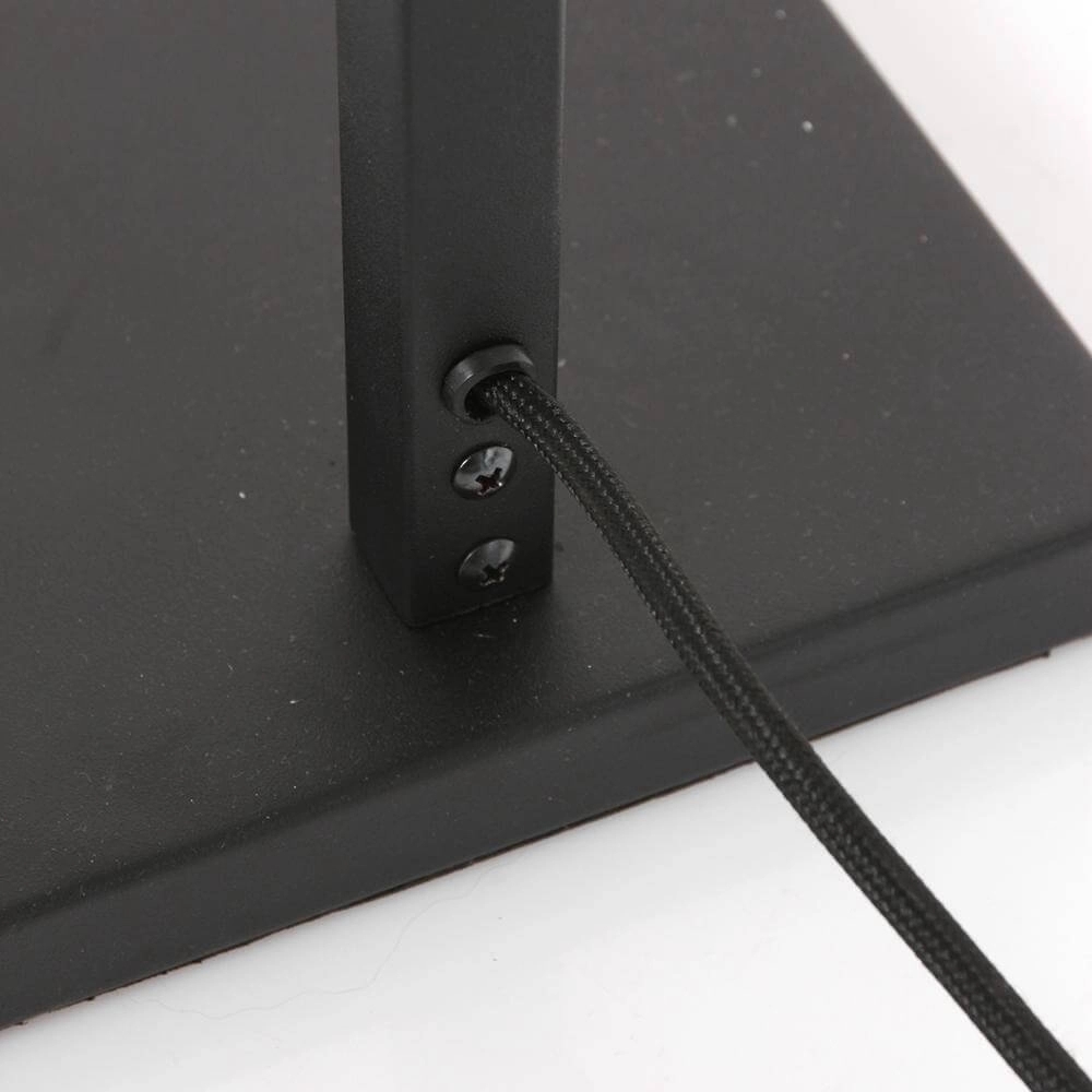 Vloerlamp Stang zwart met bamboe kap Steinhauer 8712746172041