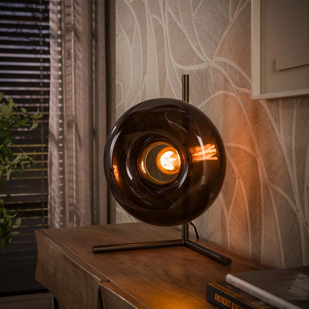 Moderne tafellamp Soll sienna bruin