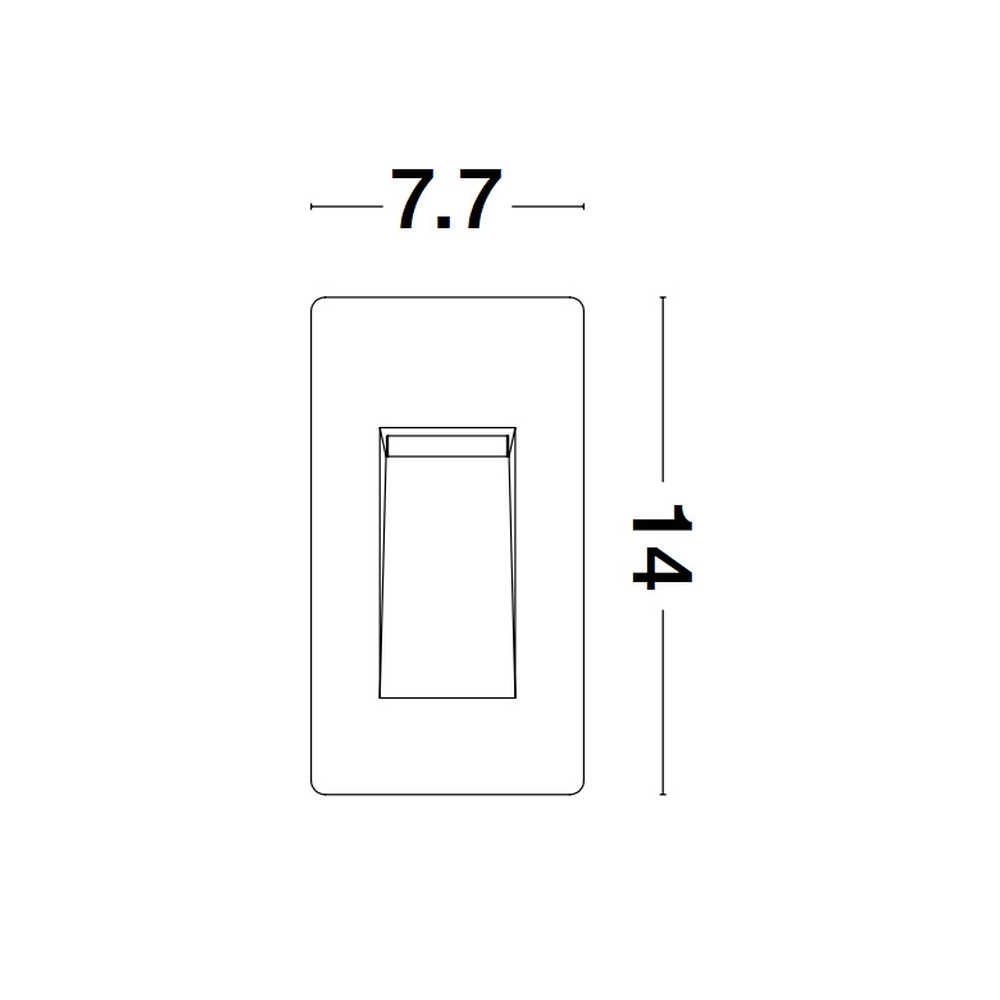 Inbouwlamp Cove verticaal Lyora 5212017425973