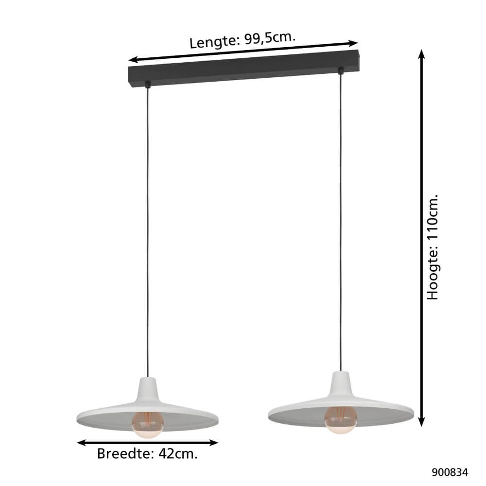 Retro eetkamer hanglamp Miniere Eglo 9008606270279