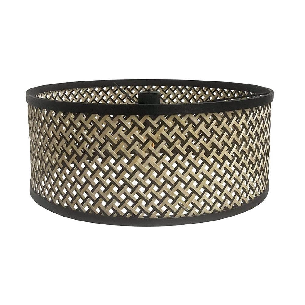 Wandlamp Elegant Classy zwart met bamboe Steinhauer 8712746171983