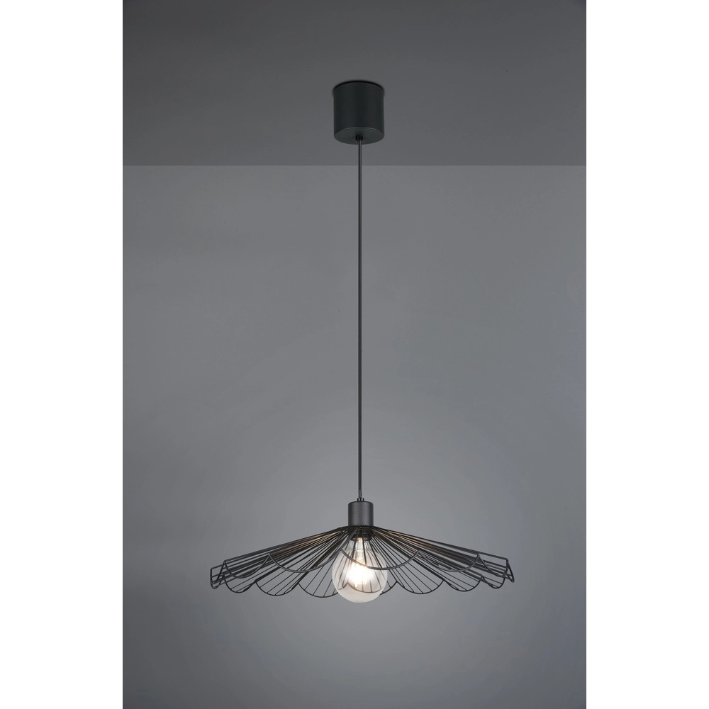 Hanglamp Margarita zwart Ø 50cm Trio 4017807661675