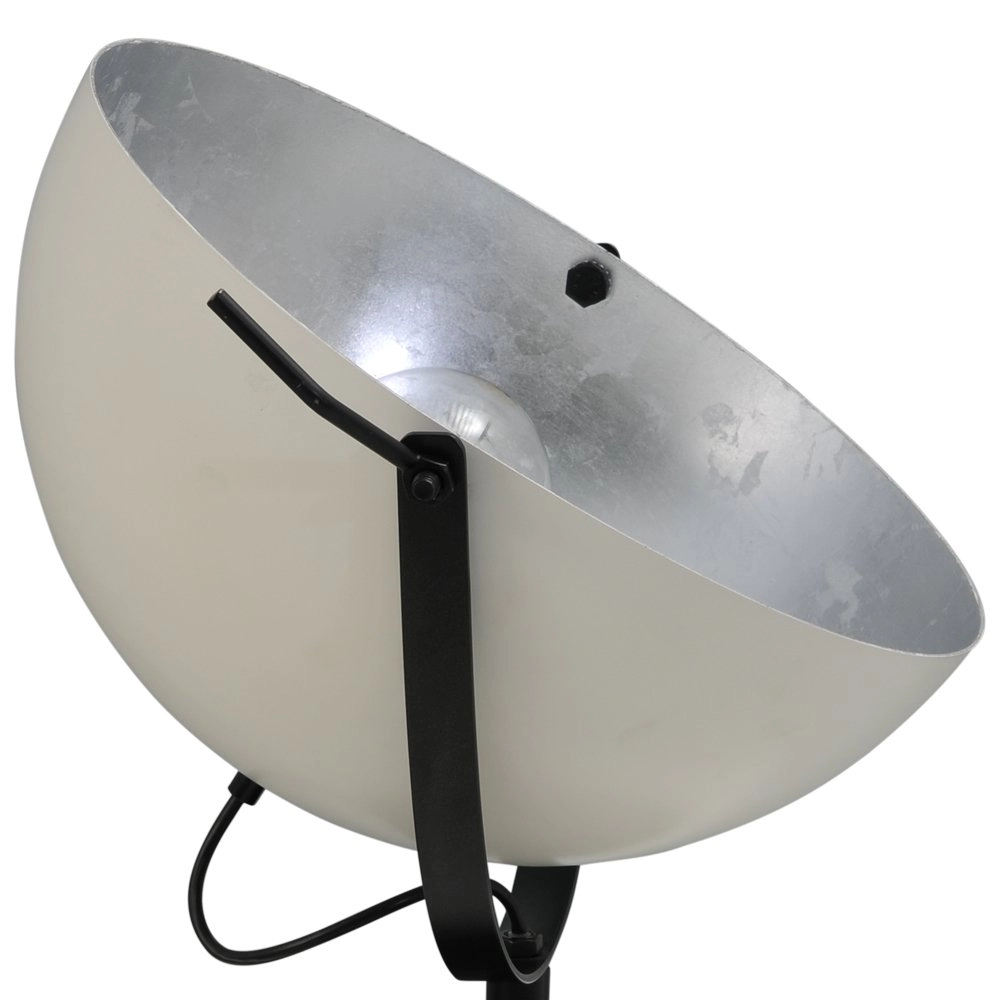 Landelijke floodlight Larino 40 zwart met wit Masterlight 8718121236759