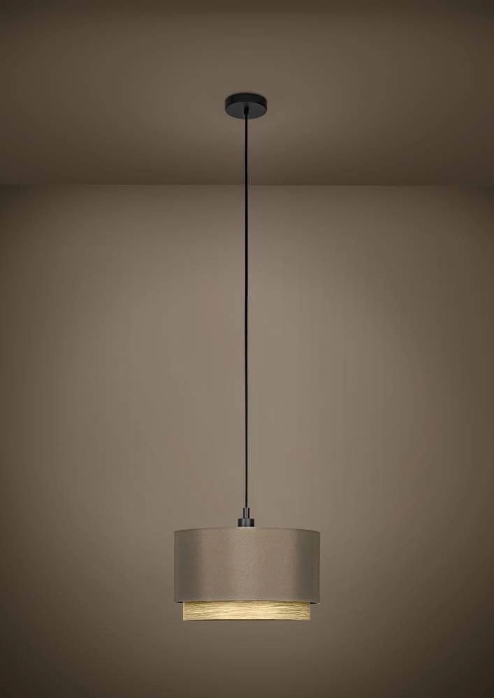 Hanglamp Marchena cappucino met hout - Ø 48cm Stars of Light 9008606240067