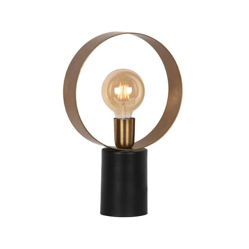 Zwart met gouden tafellamp Ray Label51 8720195420958