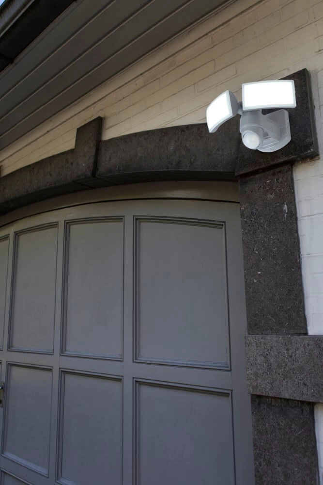 Witte wandlamp Arc design Lutec 6939412042800