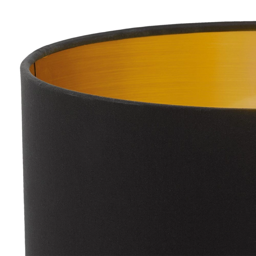 Tafellamp Carlton 2 goud met zwart Eglo 9002759957889