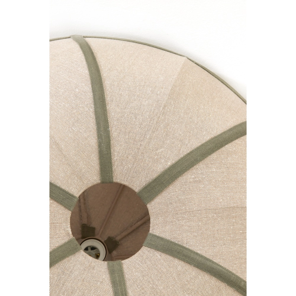 Japandi hanglamp Mirelys Ø 61cm - olijfgroen Light & Living 8717807835910