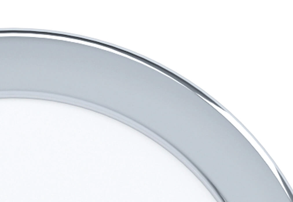 4000K inbouwspot Fueva 5 IP44 - Ø 16,6cm chroom Eglo 9002759992095