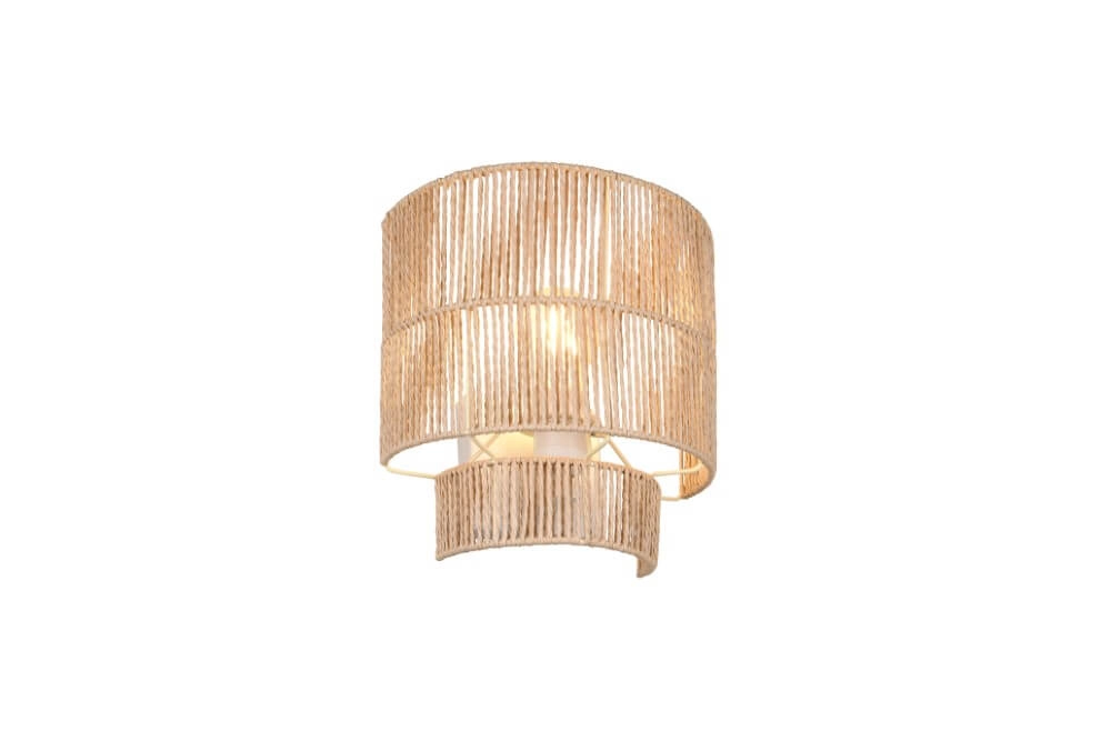 Japandi wandlamp Satna rotan Trio 4017807636192