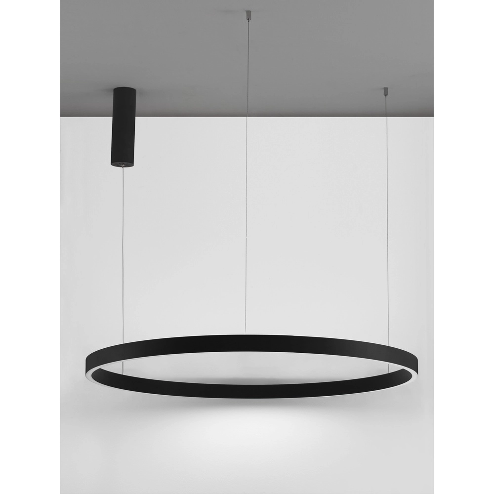 Zwarte hanglamp Elowen design Ø 98cm Zwarte hanglamp Elowen design Ø 98cm