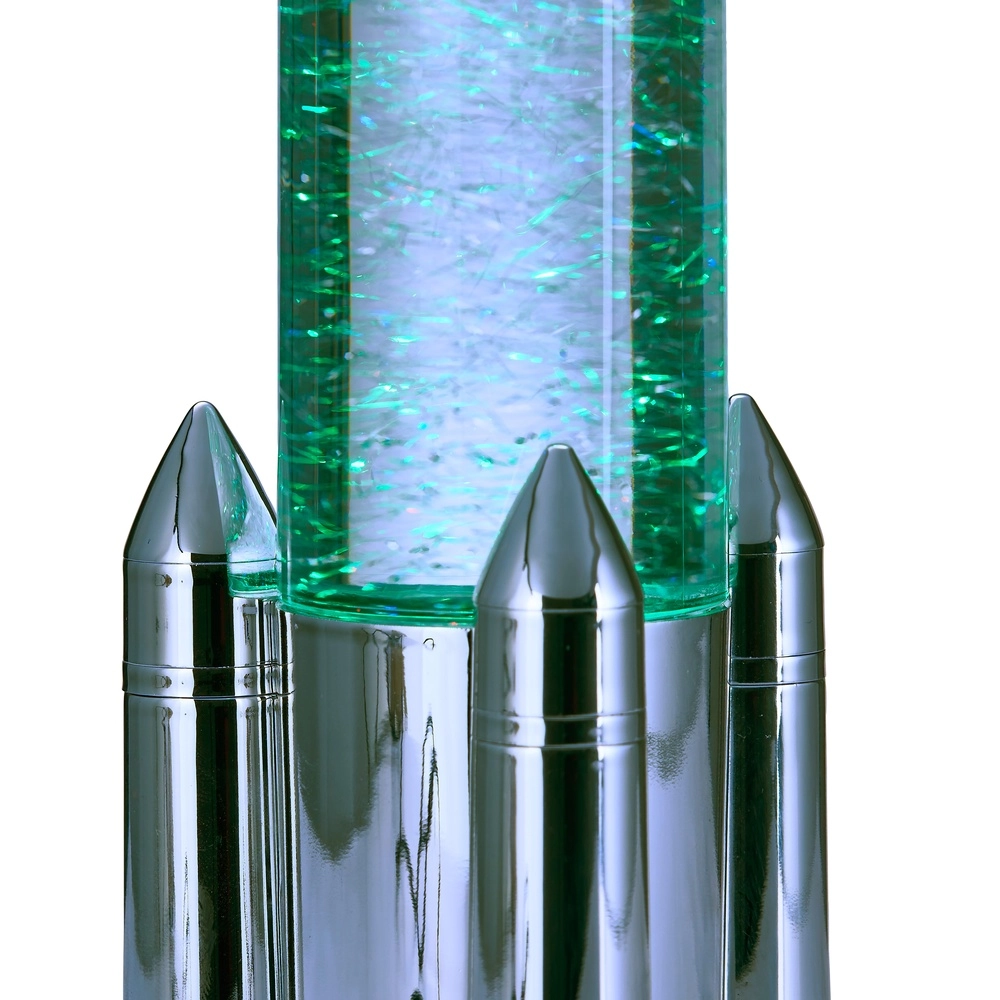 Tafellamp Apollo raket titanium grijs Trio 4017807681208