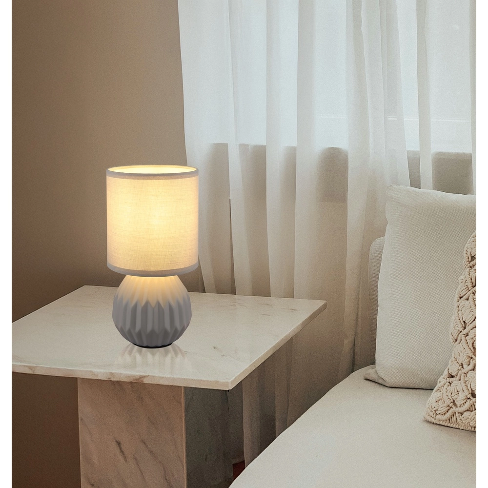 Design schemerlamp Sylas grijs Globo 9007371478507
