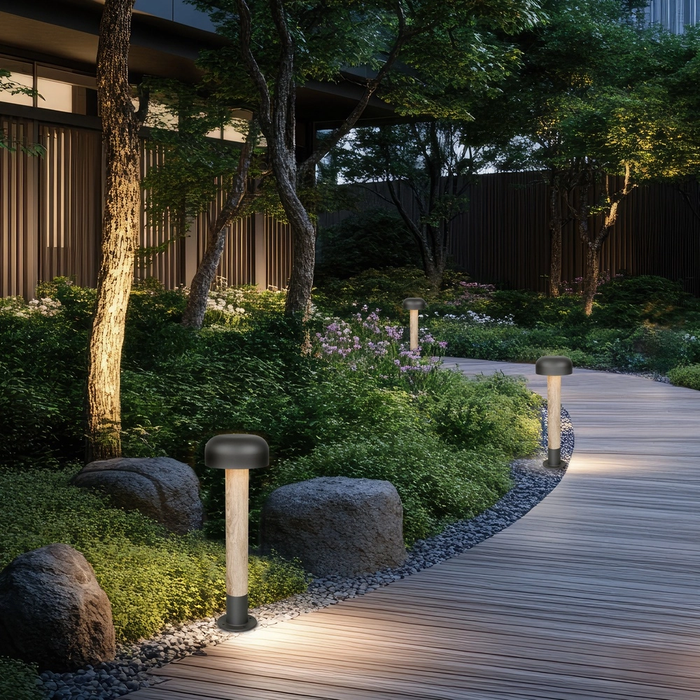 Design tuinlamp Fraser grijs 54cm Trio 4017807650259