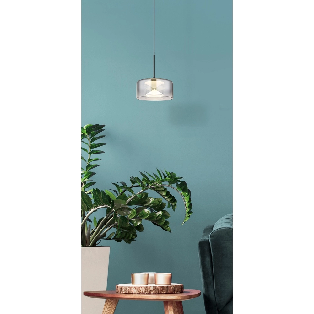 Design hanglamp Belinda zwart Globo 9007371522309