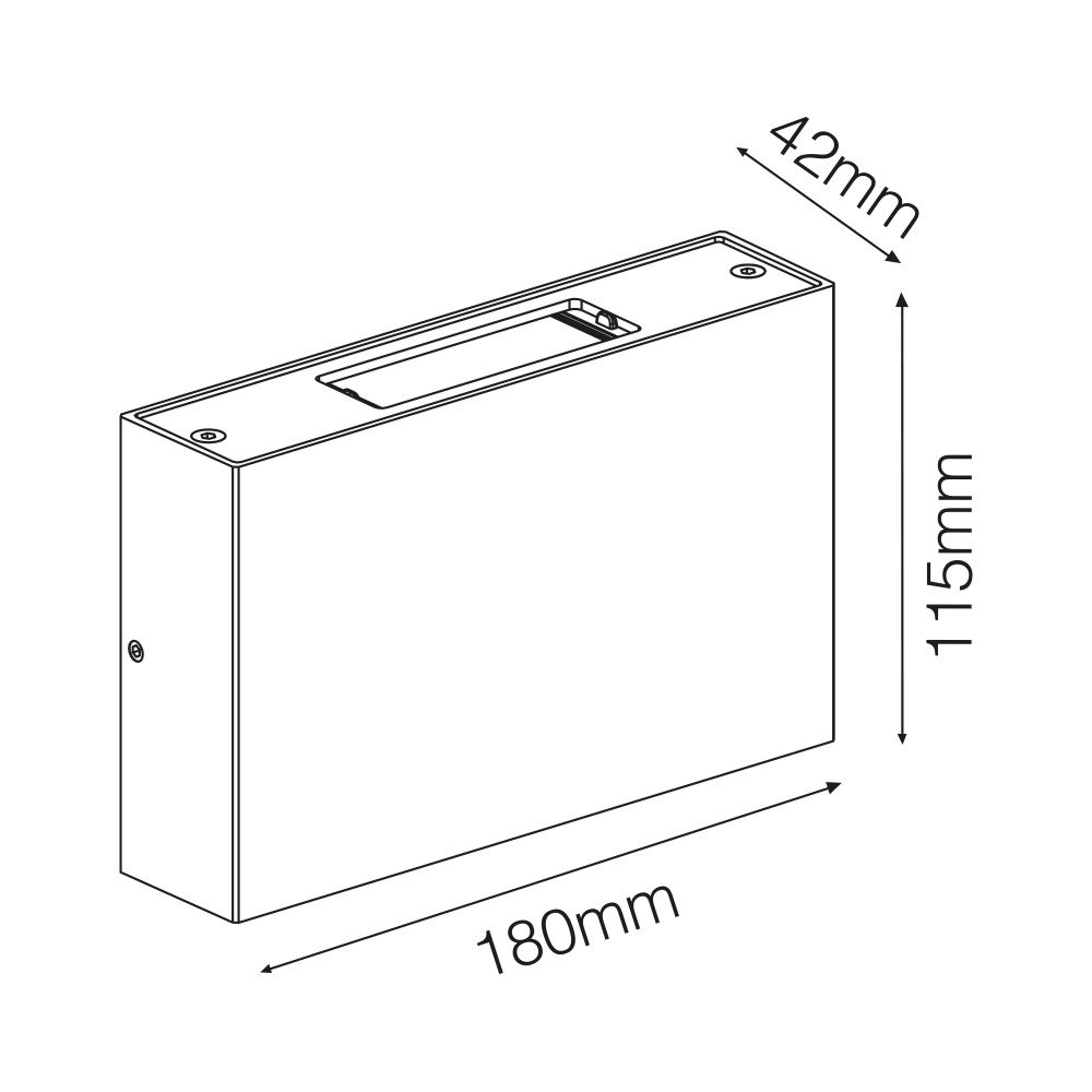 Verstelbare wandspot Flatliner KS Verlichting 8714732756600