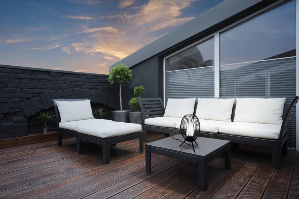 Terraslamp Fusignano zwart Eglo 9008606230198