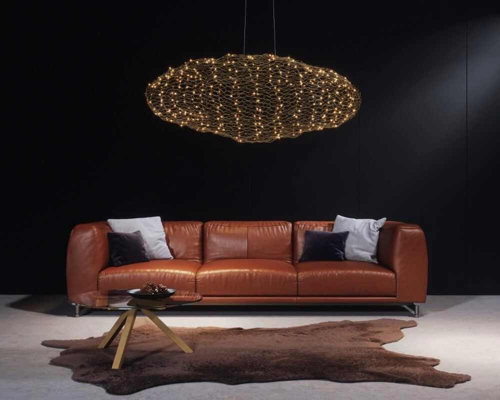 Hanglamp Hayden goud 50cm By Rydéns 7391741012609