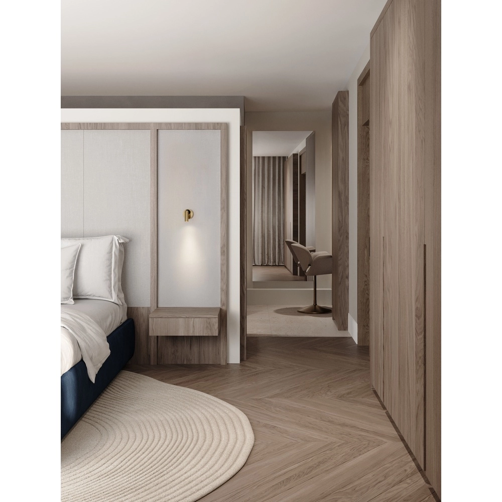 Bedlampje Pictor goud Lyora 5212017472359