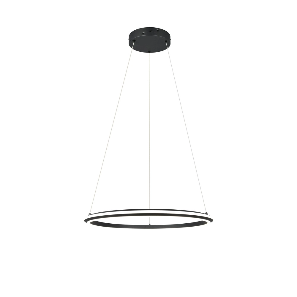 Hanglamp Amador zwart Ø 75cm Trio 4017807656671