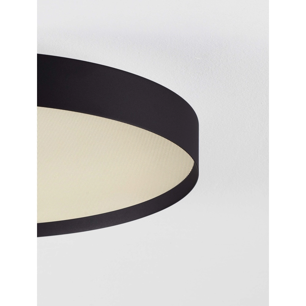 Plafonniere Roi zwart Ø 50cm Lyora 5212017448965