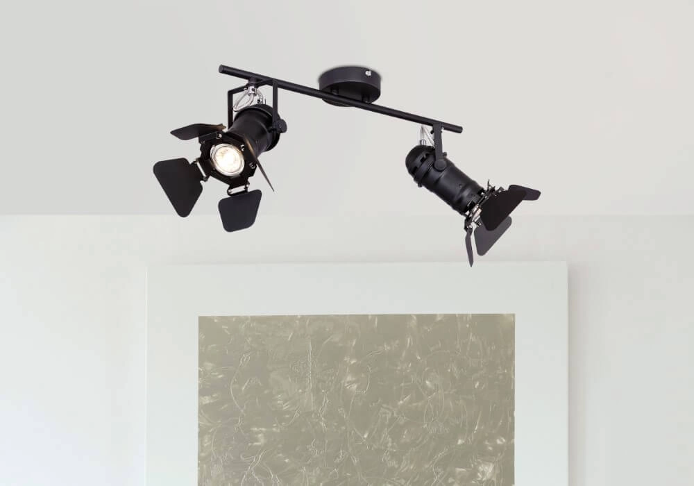 Zwarte plafondlamp Egon Globo 9007371395651