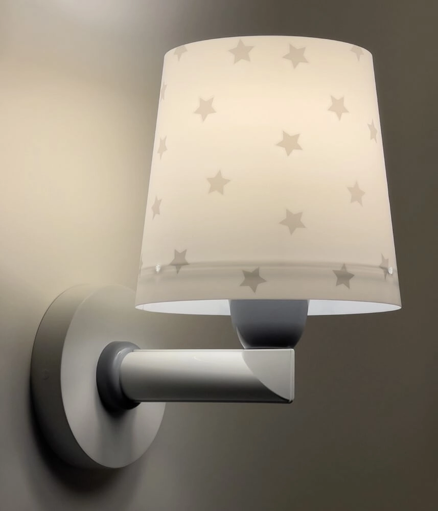 Kinderkamer wandlamp Star Light soft grijs Dalber 8420406001463
